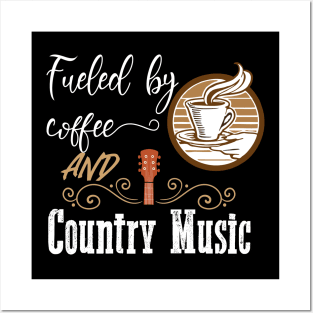 Fueled by coffee and country music. Posters and Art